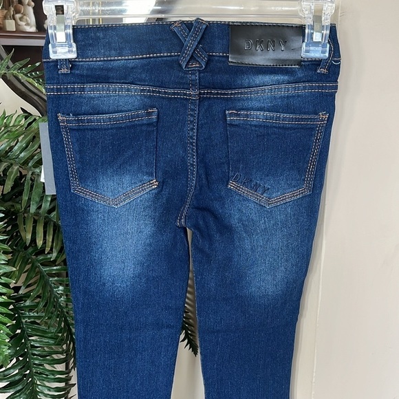 Brand New DKNY Girls Skinny Jeans Laguna Blue Ankle Length Stretch - Picture 10 of 16